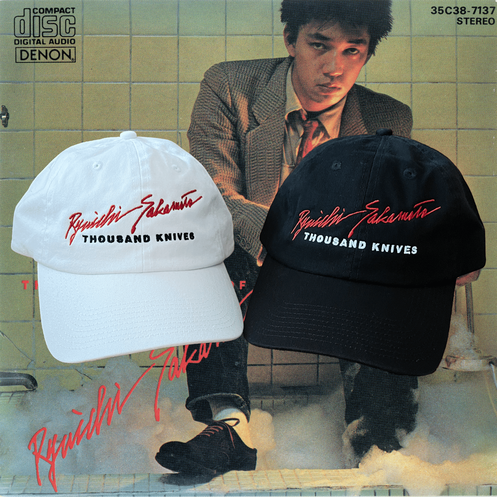 新品　THOUSAND KNIVES キャップ　坂本龍一　cap Ryuichi Sakamoto Thousand Knives hat | NERVOUS DESIGNS